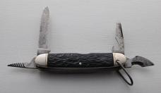 Sta-Sharp In Very Good Condition With Black Jigged Synthetic Covers 3 3/4" Long (675)
