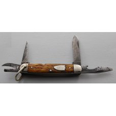 Ulster In Good Condition With Brown Jigged Bone Covers 3 3/4" Long (688)