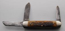 Imperial In Good Condition With Brown Jigged Bone Covers 3 3/4" Long (690)