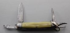 Camillus Unofficial Scout Pocket Knife In Very Good Condition With Pearl Synthetic Covers (705)