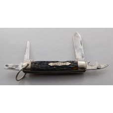 Robeson Unofficial Scout Pocket Knife In Excellent Condition With Brown Jigged Bone Covers (722)