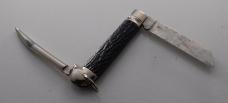 Richards Unofficial Scout Pocket Knife In Excellent Condition With Black Jigged Bone Covers (732)
