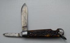 Camillus In Good Condition With Brown Bone Covers 3 3/8