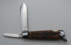 Camillus In Very Good Condition With Brown Bone Covers 3 3/8