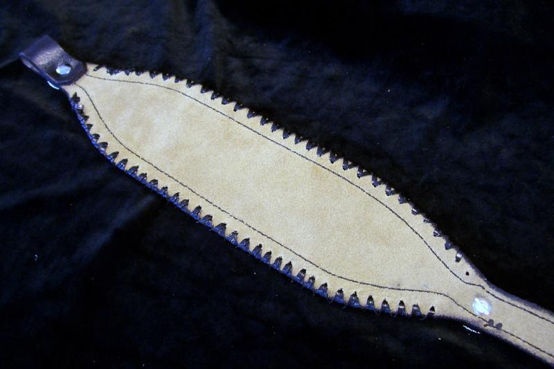 Custom Leather Rifle Sling / Shotgun Sling Custom Python skin