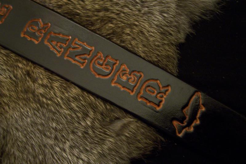 Custom Leather Rifle Sling / Shotgun Sling Custom Tooling