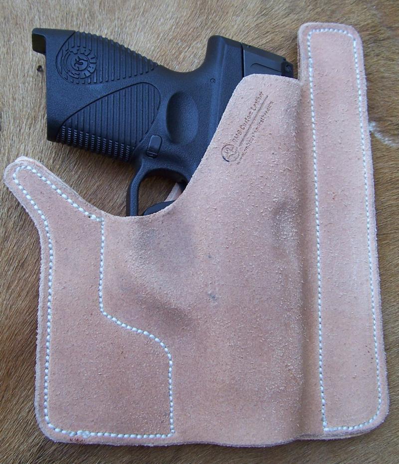 Custom Leather Front Pocket Holster Keltec P3AT,Ruger LCP,& Sig Sauer