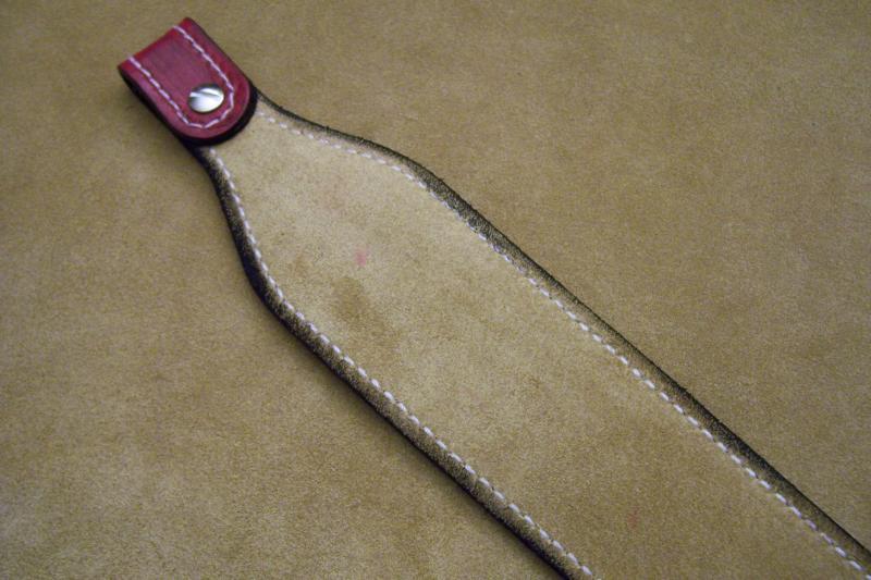 Custom Leather Rifle Sling / Shotgun Sling Suede lining