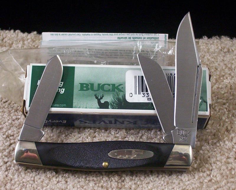 Vintage USA Made BUCK 307 WRANGLER Jumbo Stockman – Solid