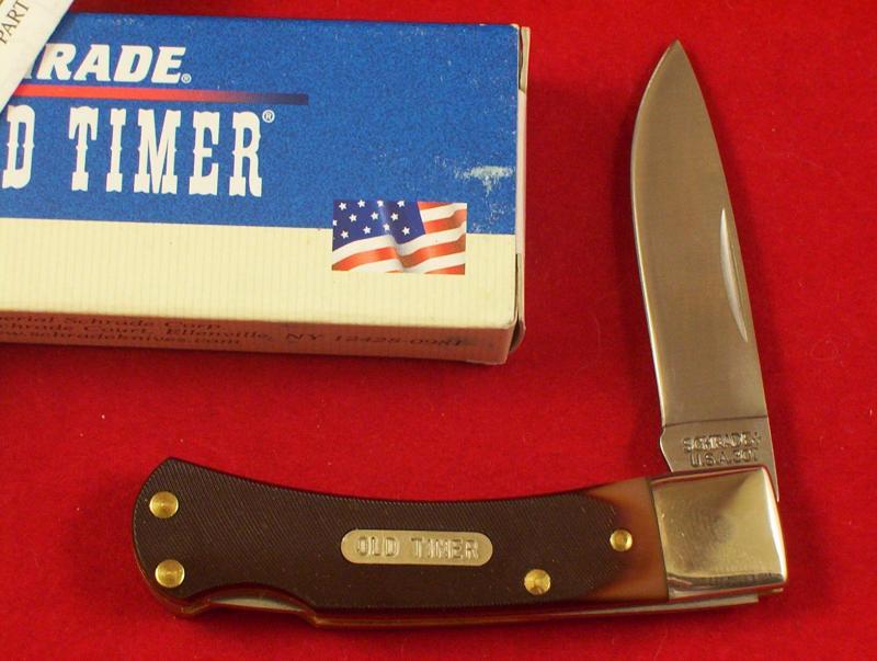 Schrade USA Old Timer 30T, Bearhead Single LOCKBlade Knife