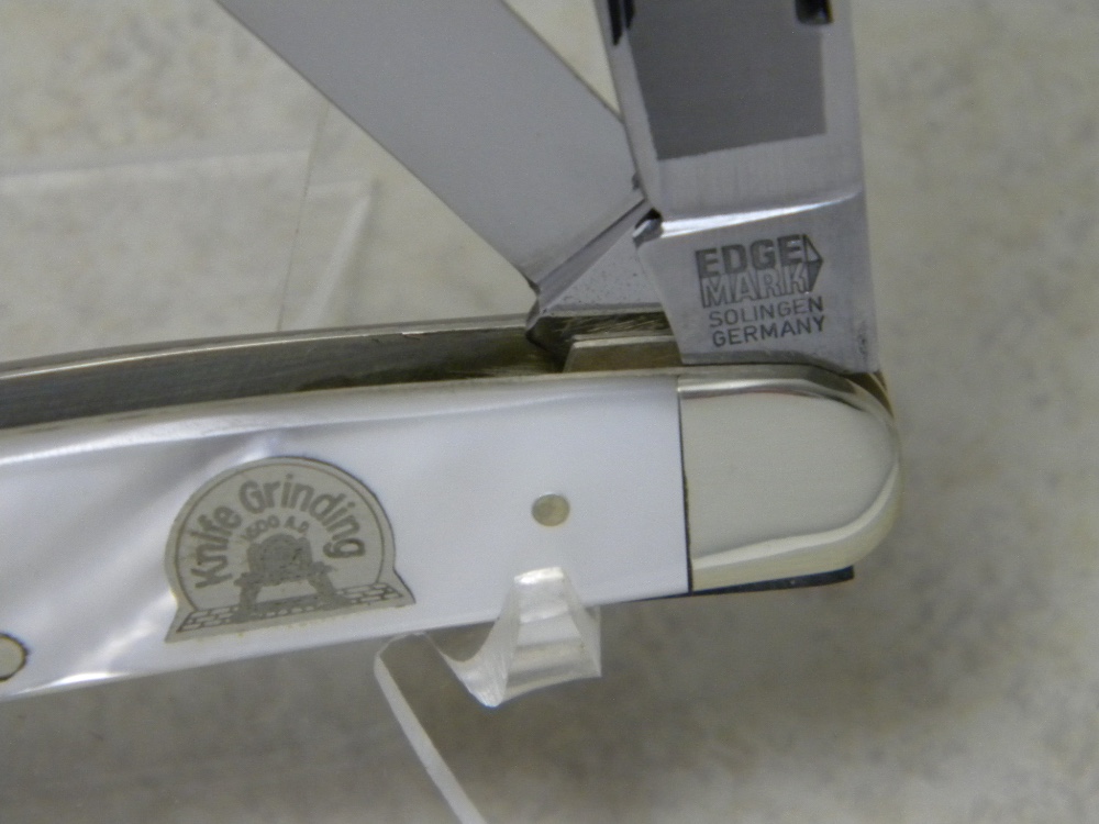 Edge Mark Solingen Germany History of Cutlery Knife Grinding Pearl