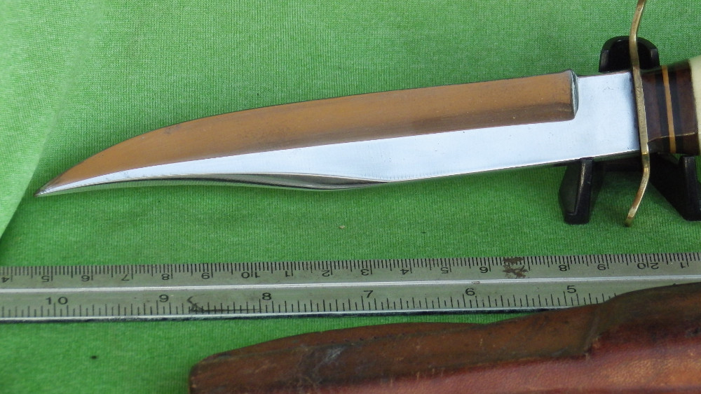 German Fixed Blade Hunting Knife with Stag Handles
