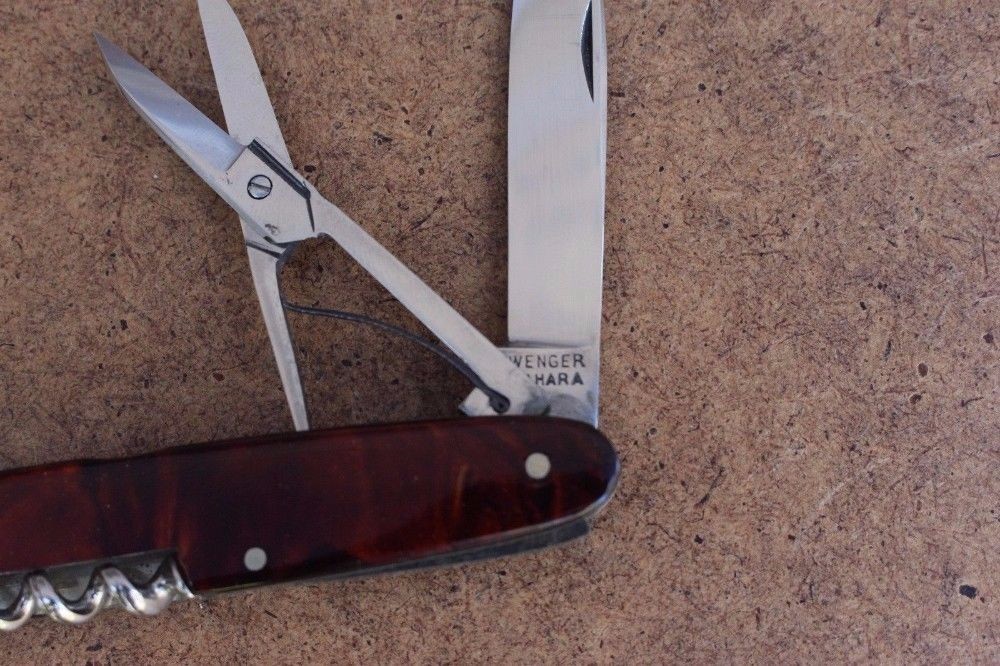 Rare WENGER TAHARA 1910 Trademark Swiss Army Knife SAK Victorinox