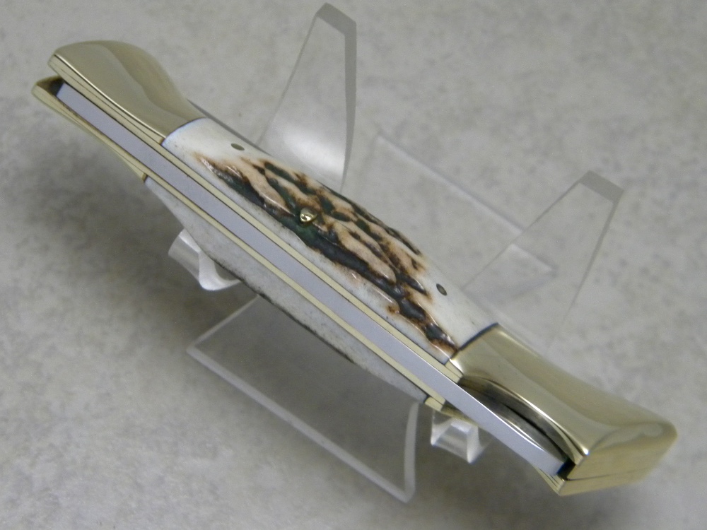 Parker Brothers Chattanooga, TN K266 Japan Genuine Stag Lockback Knife