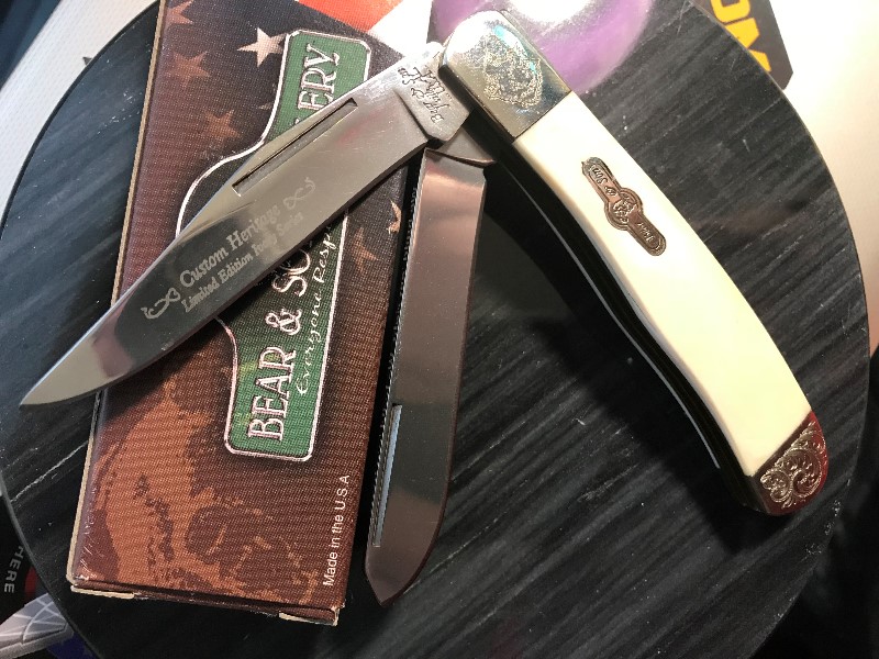 Bear and Son Custom Heritage Limited Edition Ivory Series Trapper