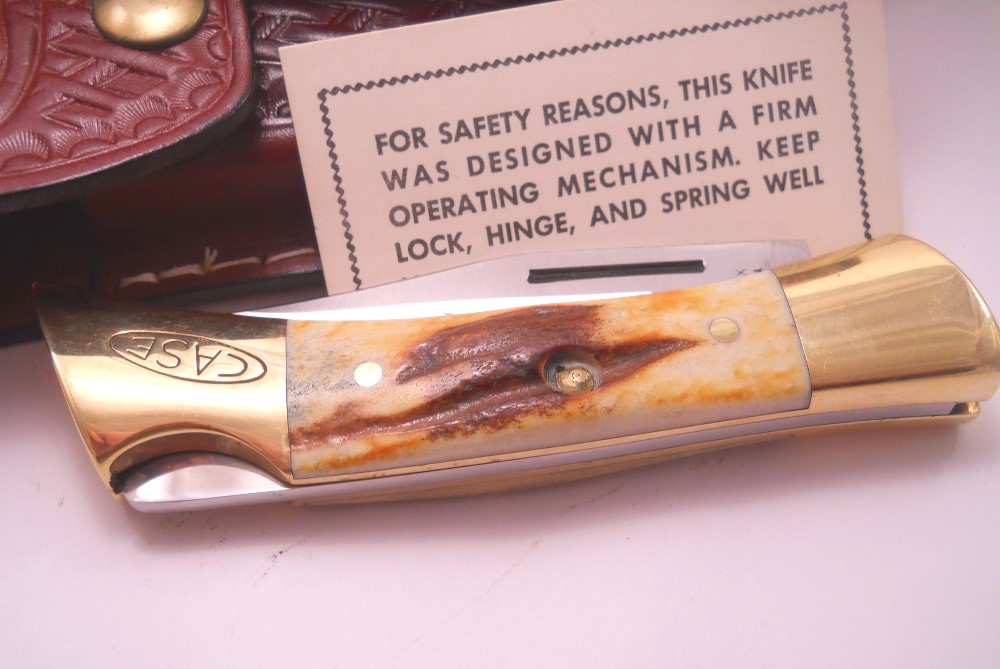 Case Knife Stag Shark Tooth 1979
