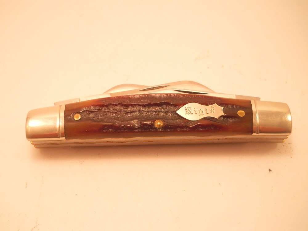 Rigid / Canal Street Bone Stag Congress Knife