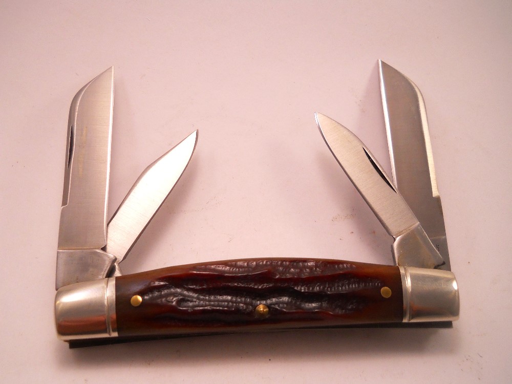 Rigid / Canal Street Bone Stag Congress Knife