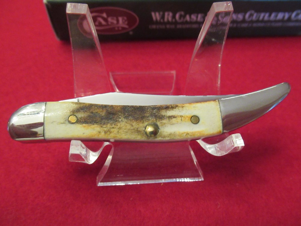 Case XX 2006 Tiny Texas Toothpick 2nd Cut Stag pattern 510096 SS