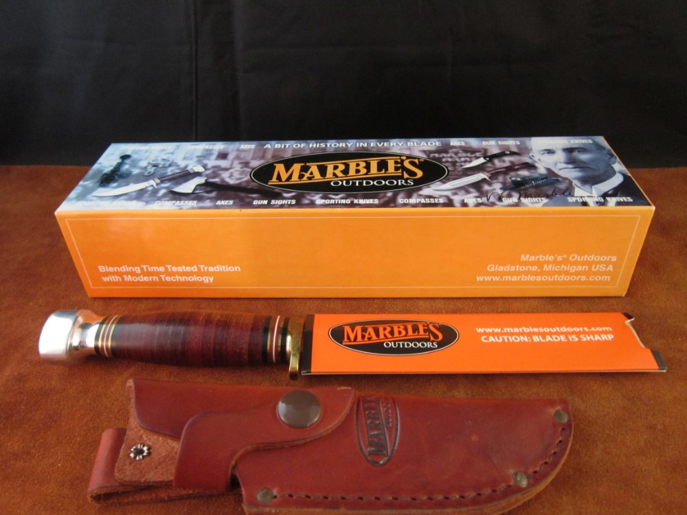 Sold Marbles Usa Plainsman Knife 80502 Leather Al Handle 11 30 An inventor by nature he was continually seeking to create. sold marbles usa plainsman knife 80502