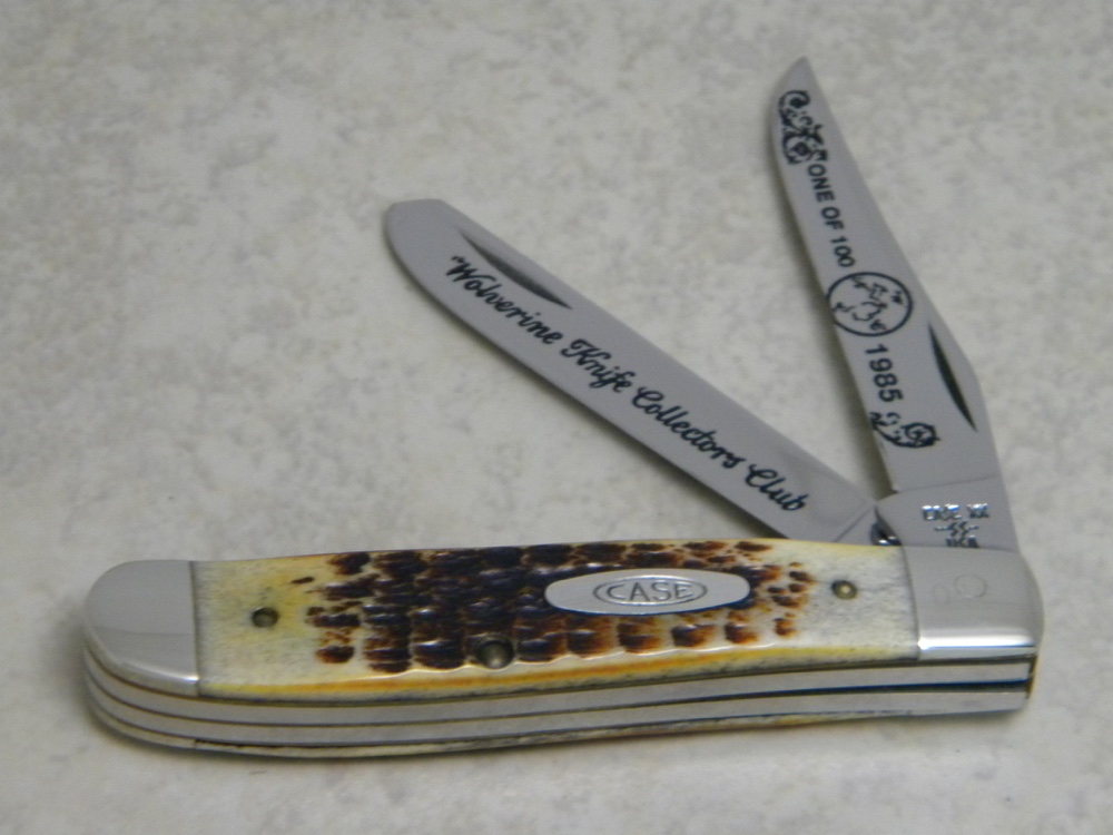 Case XX SS USA 1985 2nd Cut Stag 5207 SP SS Mini Trapper Knife