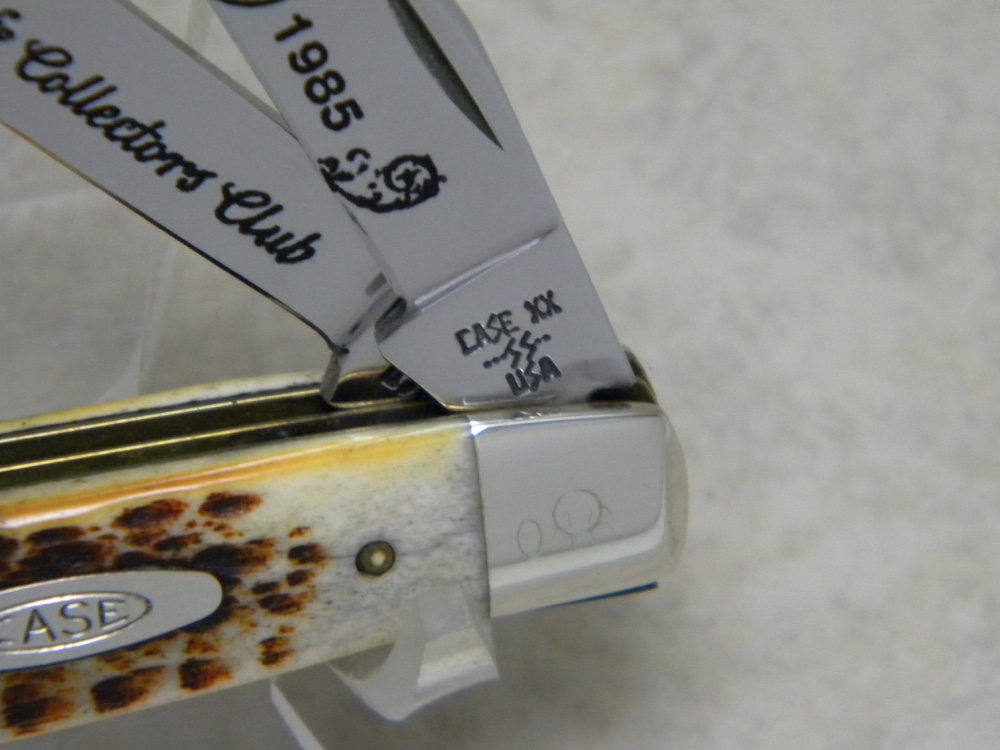 Case XX SS USA 1985 2nd Cut Stag 5207 SP SS Mini Trapper Knife