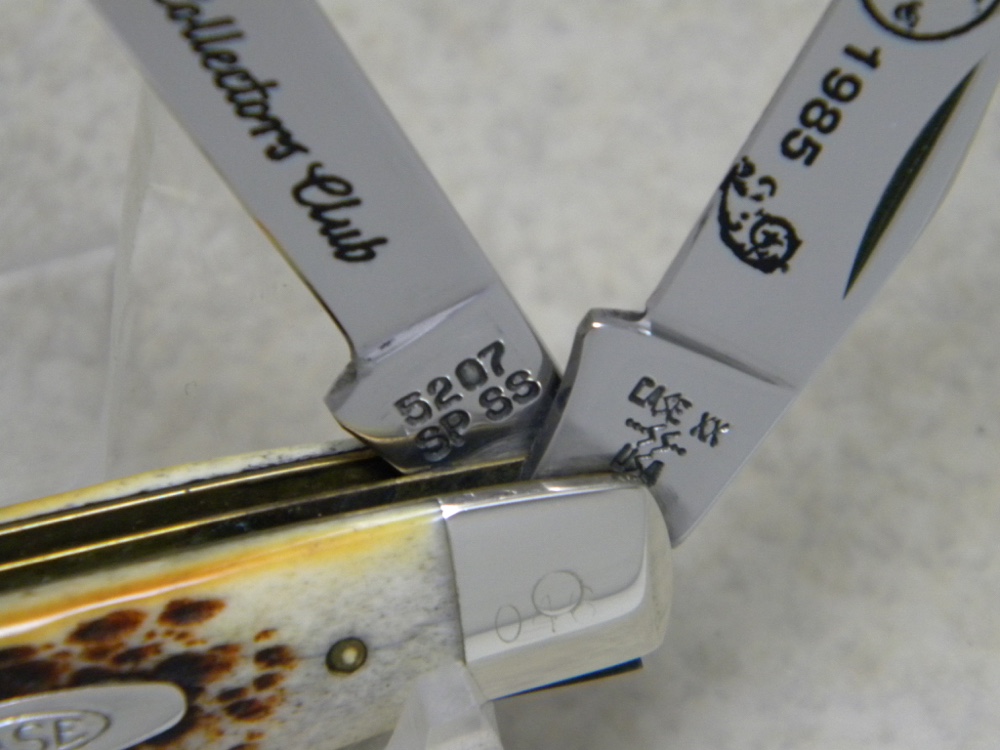 Case XX SS USA 1985 2nd Cut Stag 5207 SP SS Mini Trapper Knife