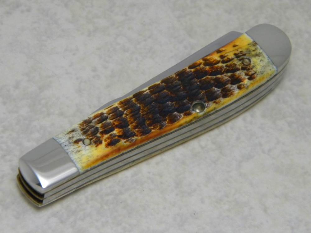 Case XX SS USA 1985 2nd Cut Stag 5207 SP SS Mini Trapper Knife