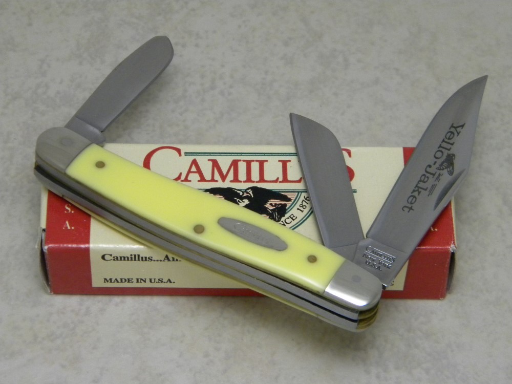 Camillus New York USA 718Y "YelloJaket" Large Stockman Knife NIB