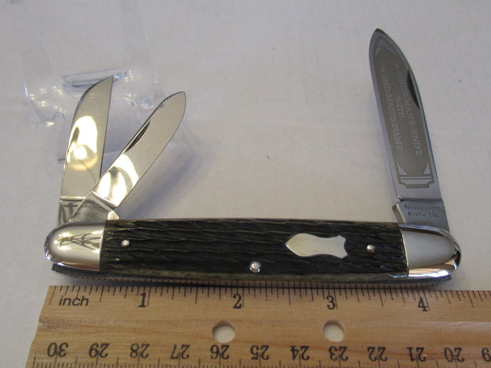 Napanoch Knife Co Green Bone Whittler