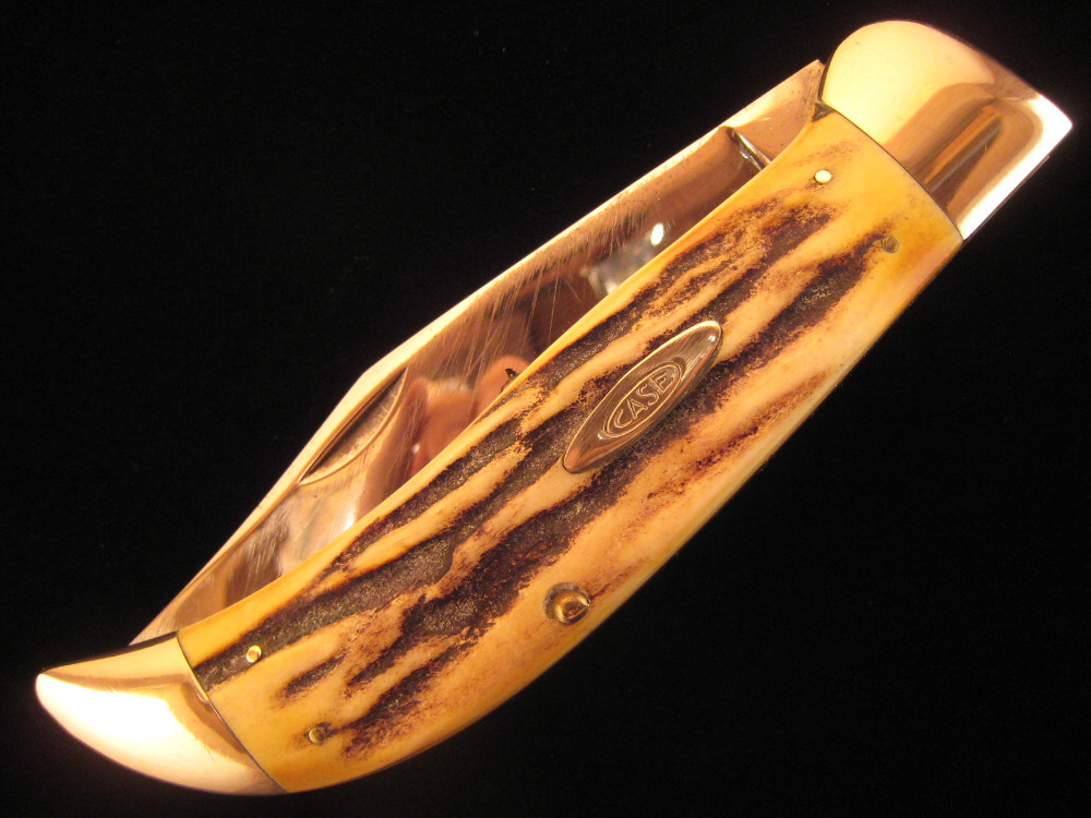 CASE XX 5172 STAG BULLDOG CLASP KNIFE 1940's OLD VINTAGE KNIVES