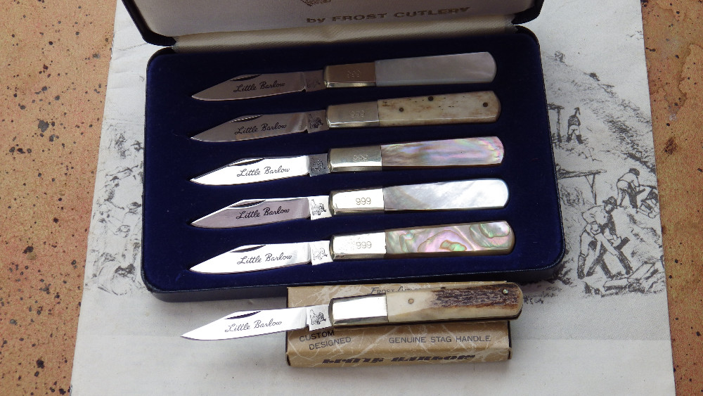 Frost Little Barlow Collection 5 Barlows with presentation box plus a