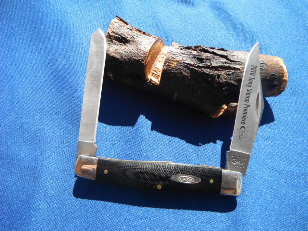 Rare Limited Edition CASE XX 2010 Tang Stamp 1075 Made in the USA! With Box/Collector's Tin.