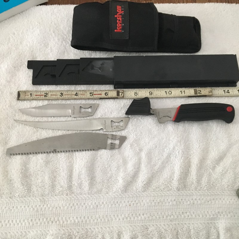 Kershaw Changer Survival Knife Kit Excellent camping knife set.