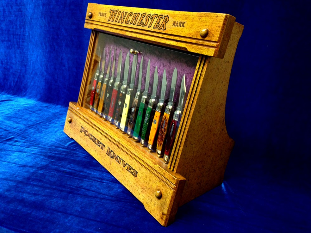 Winchester Display Case early 1900's Style General Store Counter Top