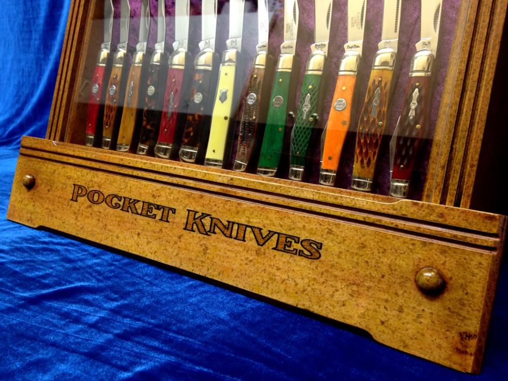 Winchester Display Case early 1900's Style General Store Counter Top Display Stand