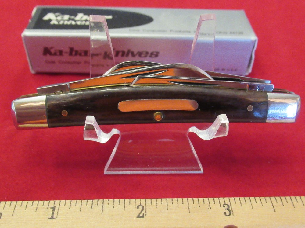 Ka-Bar Smooth Brown Bone Congress Pattern # CE94