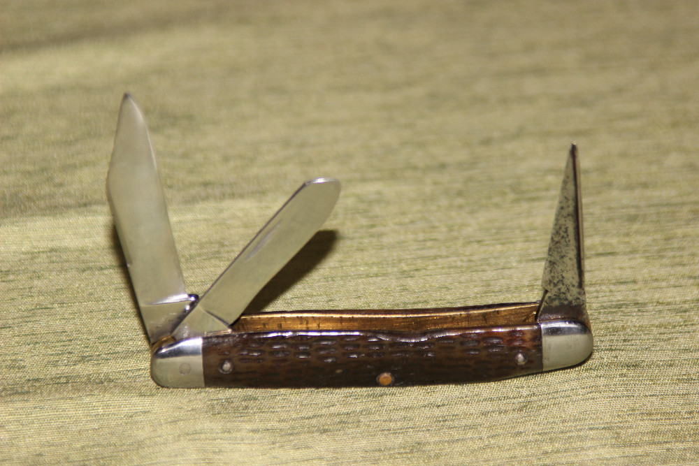 売れ筋がひ新作！ 1920/1940 Vintage Rare Case Greenbone 63047PU Tested XX 邦楽