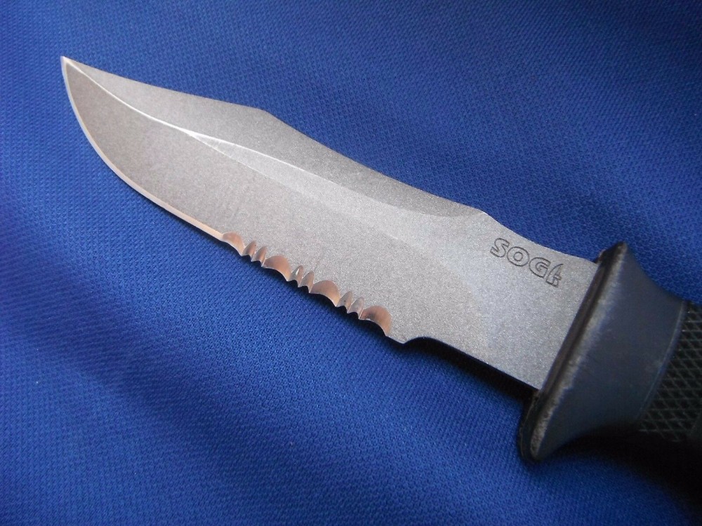 SOG Seki Japan Seal Pup knife survival bushcraft tactical knife