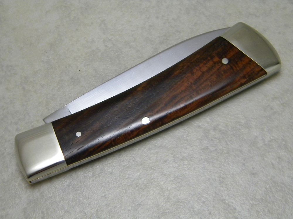 KaBar KALOK Stainless 2222 Japan Wood Bolster Lock Locking Blade