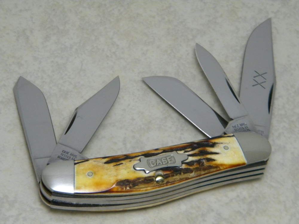 Case Classic 1994 Stag 55039 Bomb Shield 5Blade Sowbelly Knife