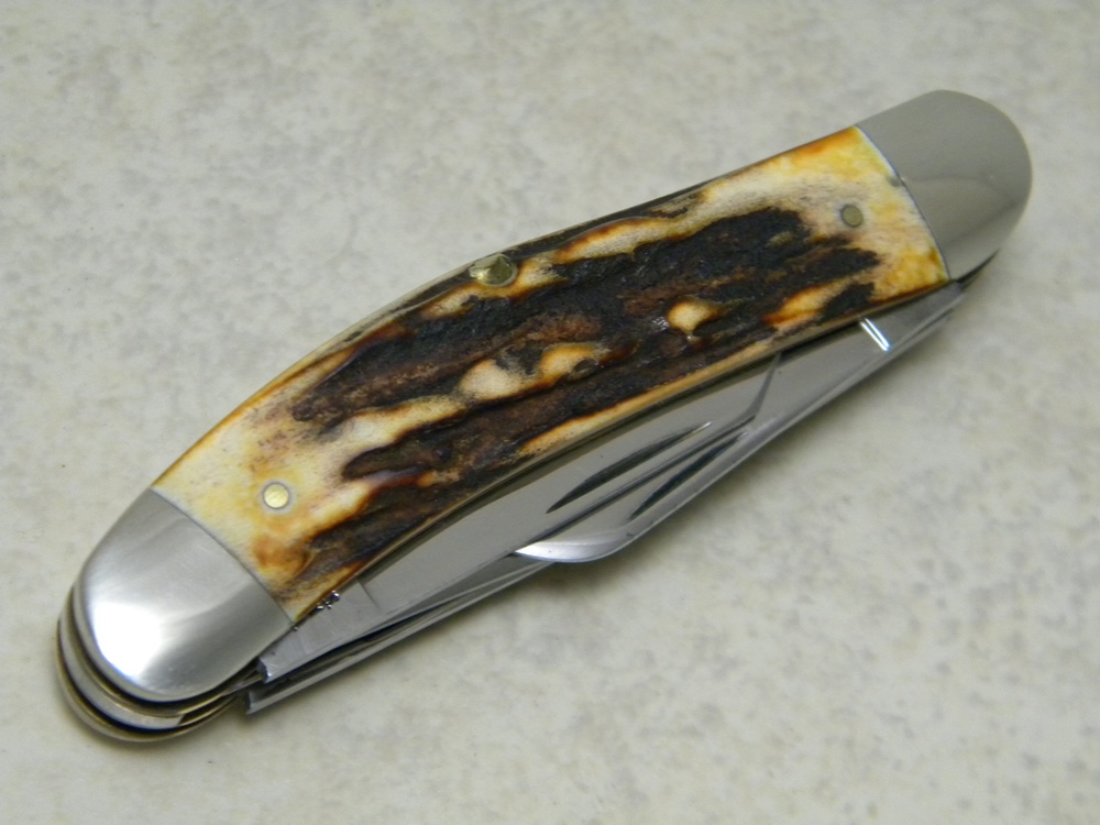 Case Classic 1994 Stag 55039 Bomb Shield 5Blade Sowbelly Knife