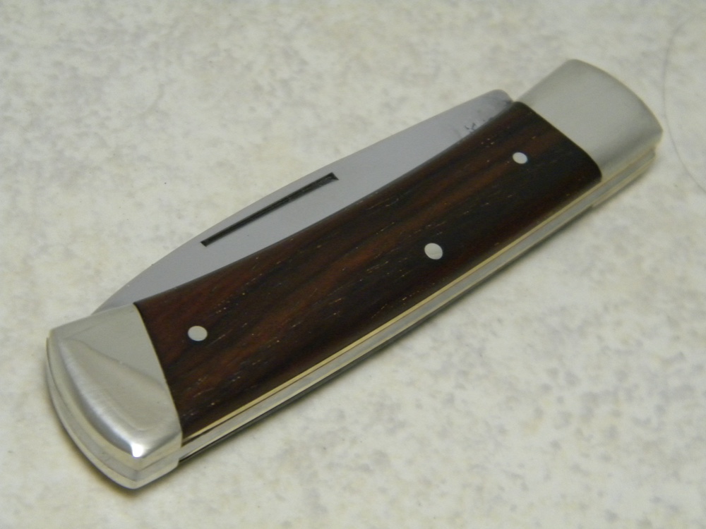 KaBar KALOK Stainless 2227 Japan Wood Bolster Lock Locking Blade