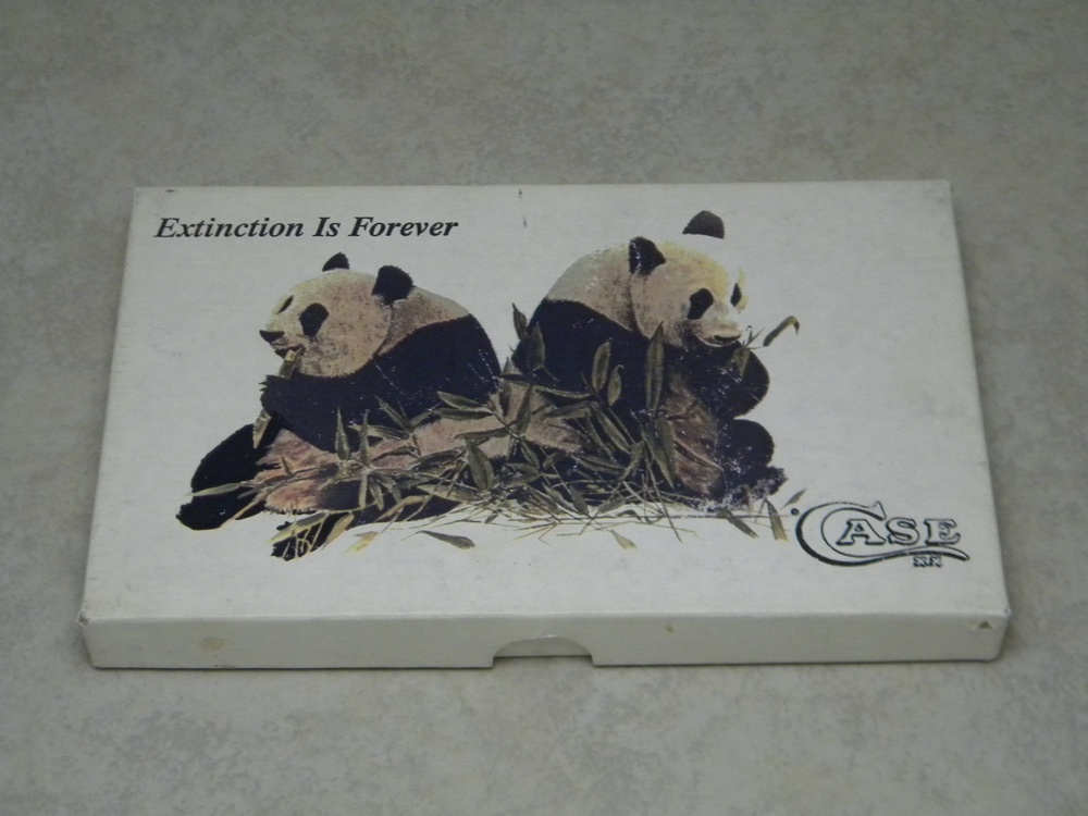 Case XX Bradford PA USA 1990 White Bone W154 SS Giant Panda Endangered