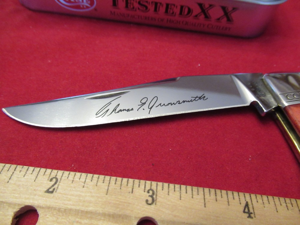 Case XX Old Red Back Pocket Presidents Knife Pattern TB61548 SS