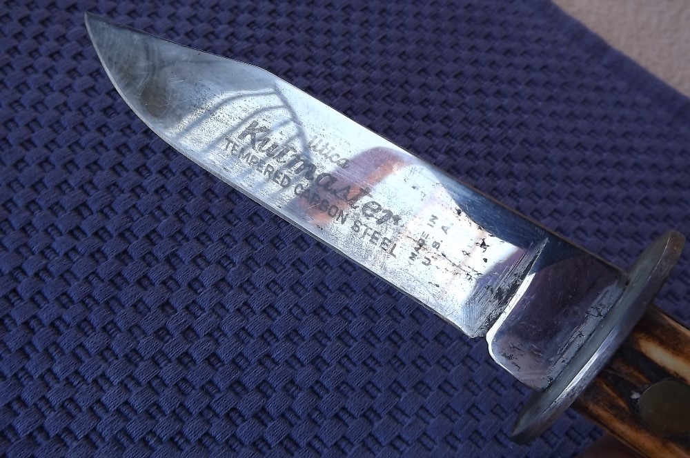 Vintage Utica Cutlery Co. Utica NY USA Kutmaster Carbon Steel Bone