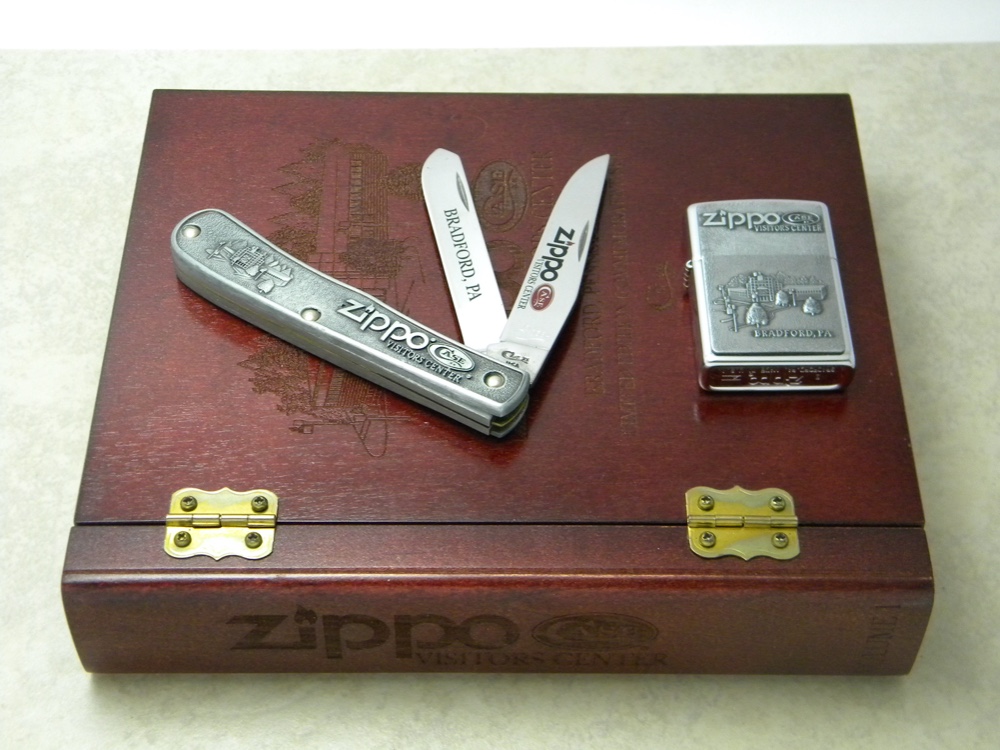 激安ショップ 食品 Visitors Case 1997 USA XX Case Center Zippo Commemorative アンティーク雑貨