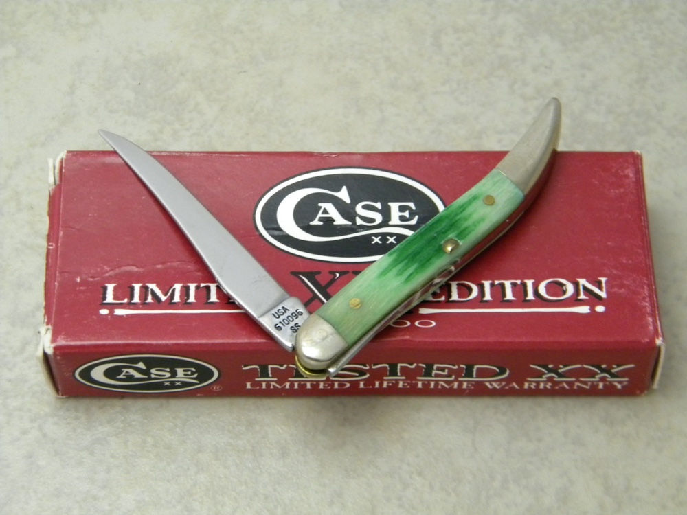 Case XX USA 2000 Emerald Green Bone 610096 SS Limited Edition 1 of