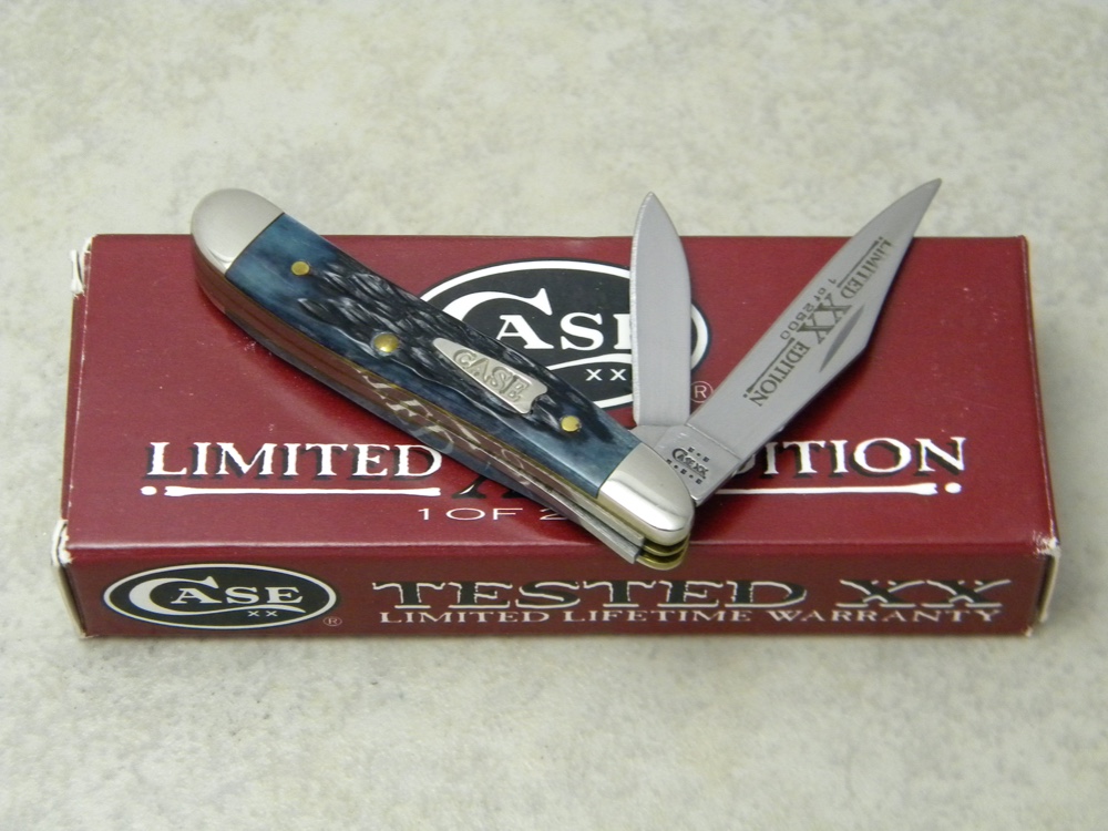 Case XX USA 2002 Mediterranean Blue Bone 6220 SS Limited Edition 1 of