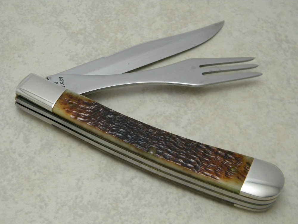 Case XX SS USA 1983 Bone 6251FK Case Collectors Club Take Apart Hobo Knife